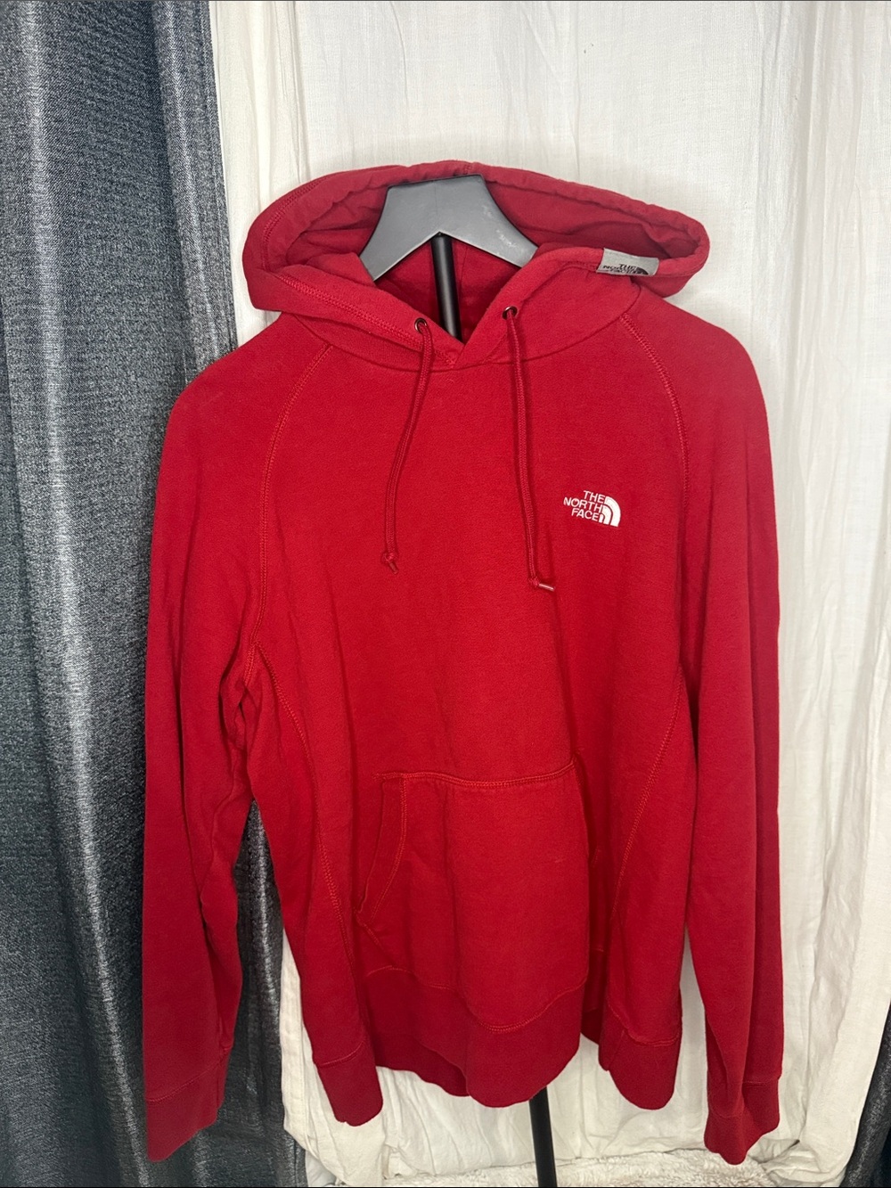 The North Face Red Hooded Pullover hoodie